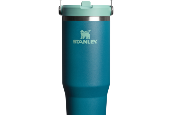 Stanley IceFlow Stainless Steel Vacuum Insulated Tumbler in Coastal Teal - 30oz with flip straw lid