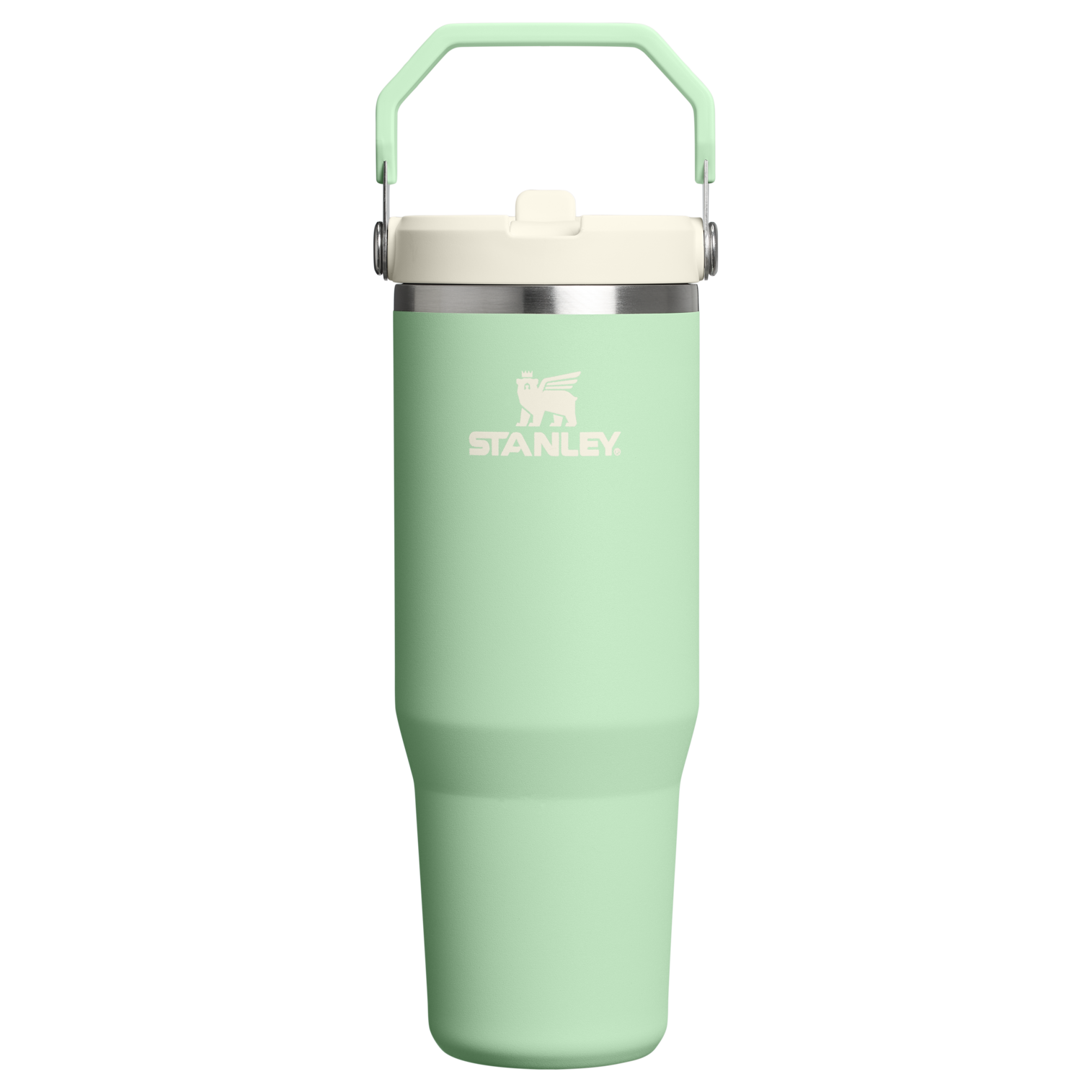 Stanley IceFlow Stainless Steel Vacuum Insulated Tumbler in Pistachio - 30oz with flip straw lid