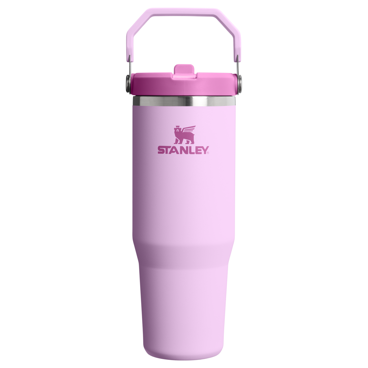 Stanley IceFlow Stainless Steel Vacuum Insulated Tumbler in Soft Orchid - 30oz with flip straw lid